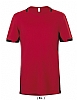 Camiseta Futbol Infantil Classico Sols - Color Rojo / Negro